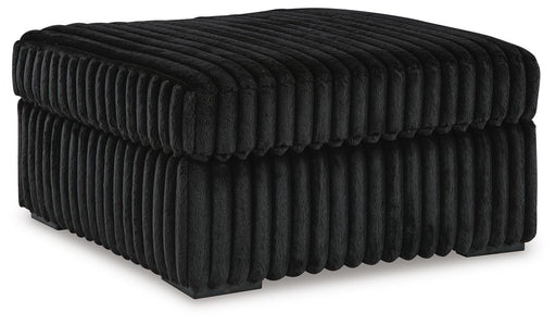 Midnight-Madness Oversized Accent Ottoman - MI Hometown Furnishings (MI)*