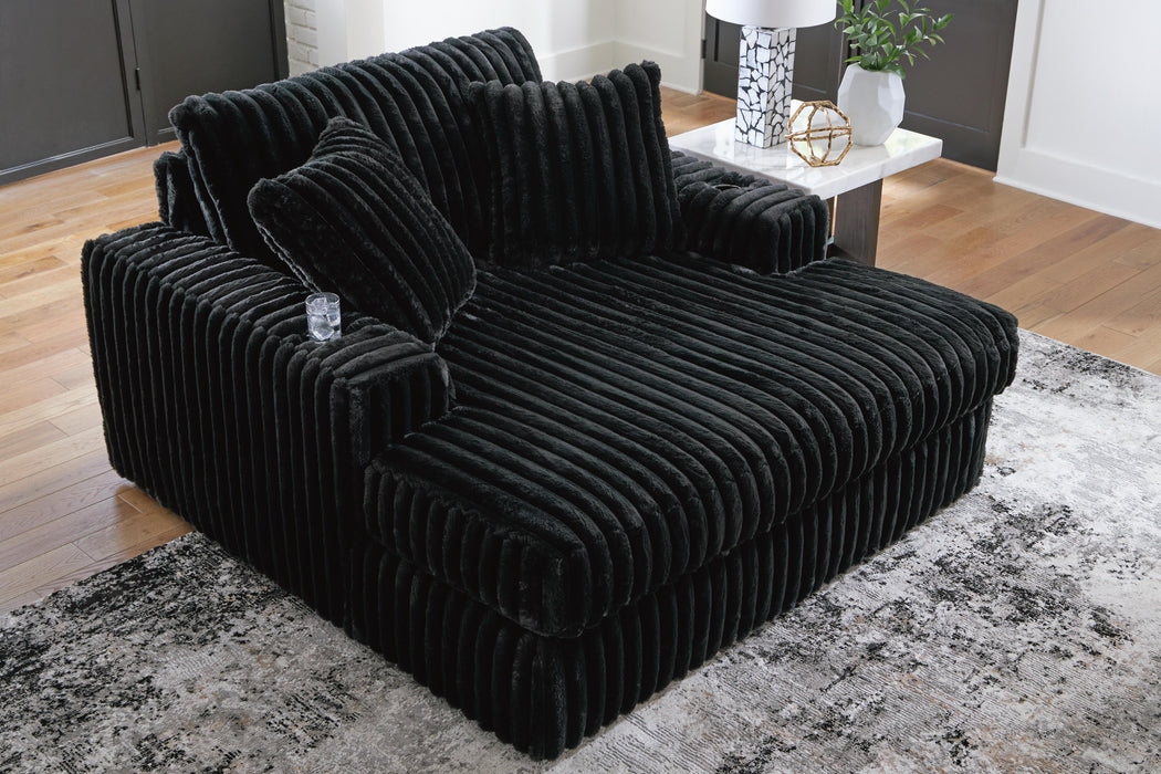 Midnight-Madness Oversized Chaise - MI Hometown Furnishings (MI)*