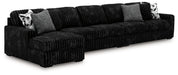 Midnight-Madness Sectional with Chaise - MI Hometown Furnishings (MI)*