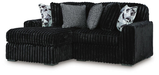Midnight-Madness Sectional with Chaise - MI Hometown Furnishings (MI)*