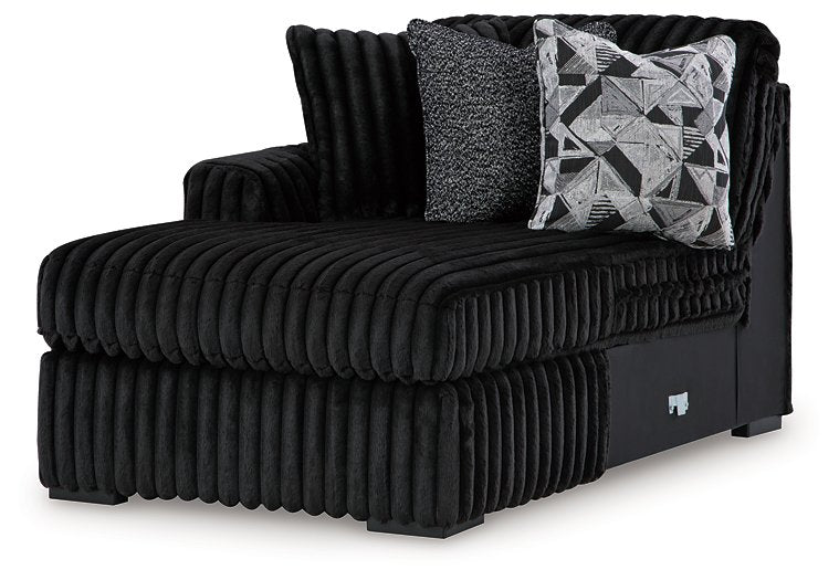 Midnight-Madness Sectional with Chaise - MI Hometown Furnishings (MI)*