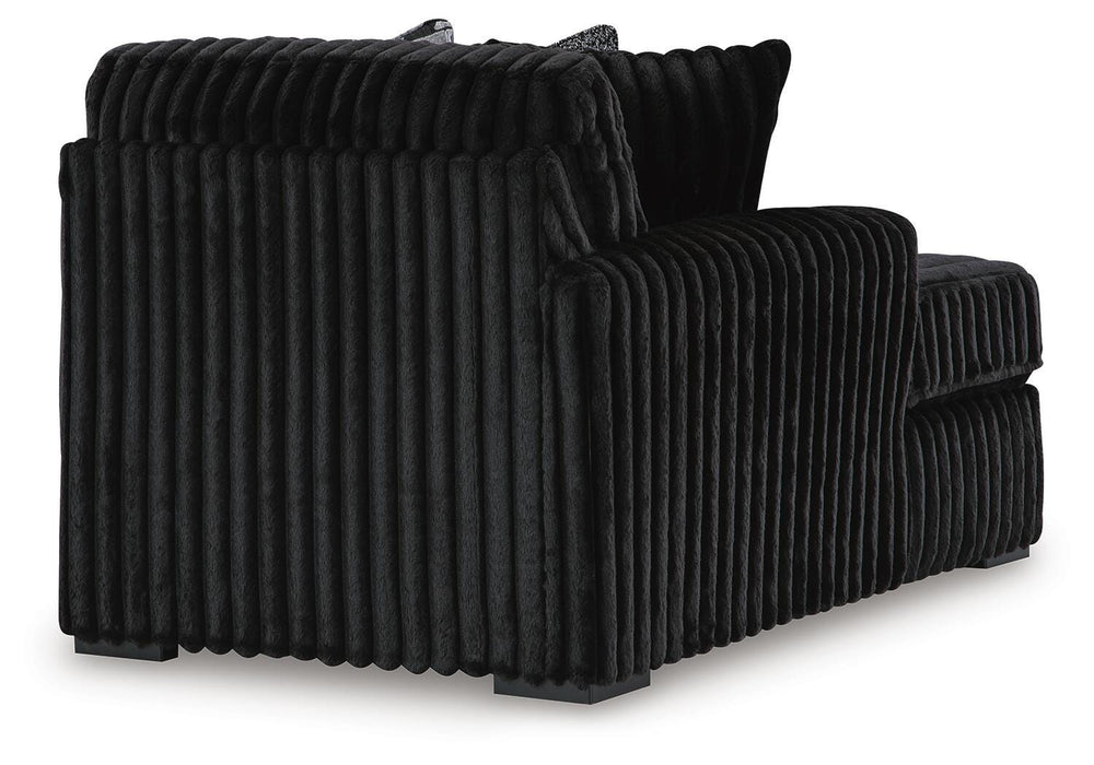 Midnight-Madness Sectional with Chaise - MI Hometown Furnishings (MI)*