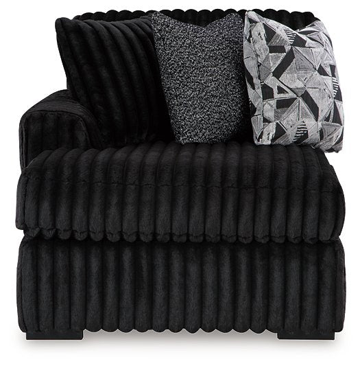 Midnight-Madness Sectional with Chaise - MI Hometown Furnishings (MI)*