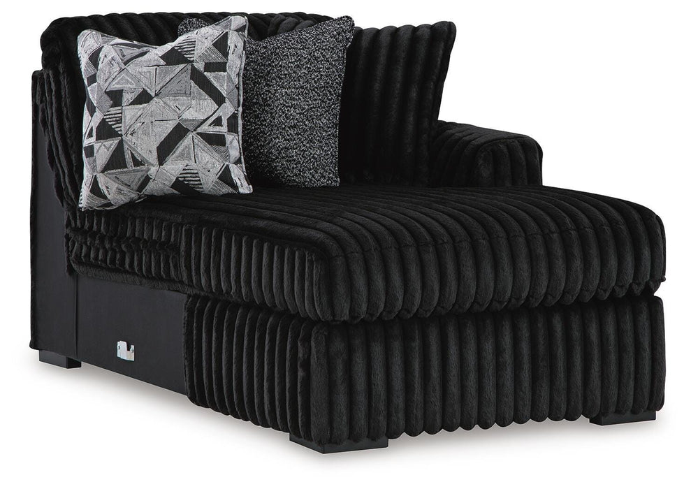 Midnight-Madness Sectional with Chaise - MI Hometown Furnishings (MI)*