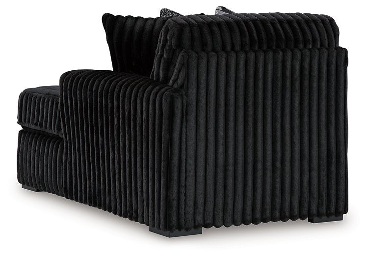 Midnight-Madness Sectional with Chaise - MI Hometown Furnishings (MI)*