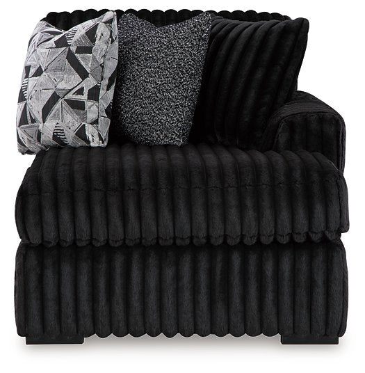 Midnight-Madness Sectional with Chaise - MI Hometown Furnishings (MI)*