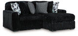 Midnight-Madness Sectional with Chaise - MI Hometown Furnishings (MI)*