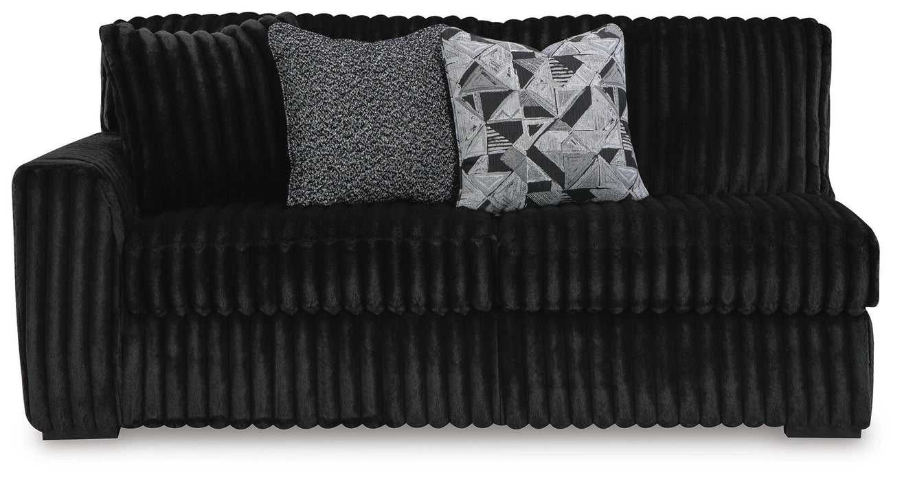 Midnight-Madness Sectional with Chaise - MI Hometown Furnishings (MI)*