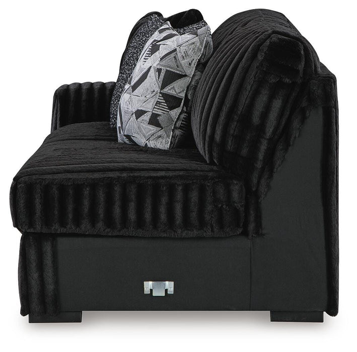Midnight-Madness Sectional with Chaise - MI Hometown Furnishings (MI)*