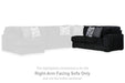 Midnight-Madness Sectional with Chaise - MI Hometown Furnishings (MI)*
