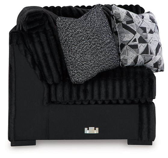 Midnight-Madness Sectional with Chaise - MI Hometown Furnishings (MI)*