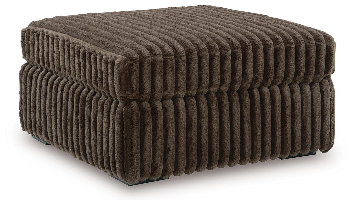 Midnight-Madness Oversized Accent Ottoman - MI Hometown Furnishings (MI)*