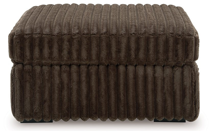 Midnight-Madness Oversized Accent Ottoman - MI Hometown Furnishings (MI)*