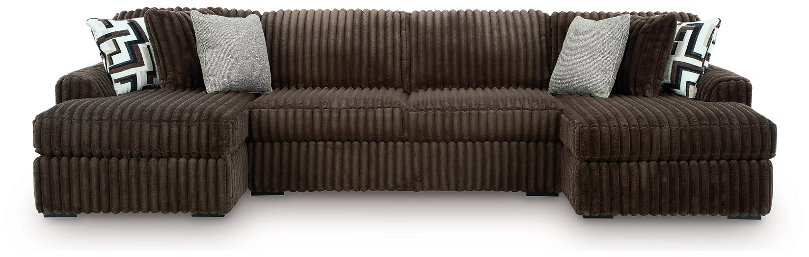 Midnight-Madness Sectional with Chaise - MI Hometown Furnishings (MI)*