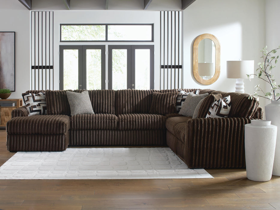 Midnight-Madness Sectional with Chaise - MI Hometown Furnishings (MI)*