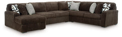 Midnight-Madness Sectional with Chaise - MI Hometown Furnishings (MI)*