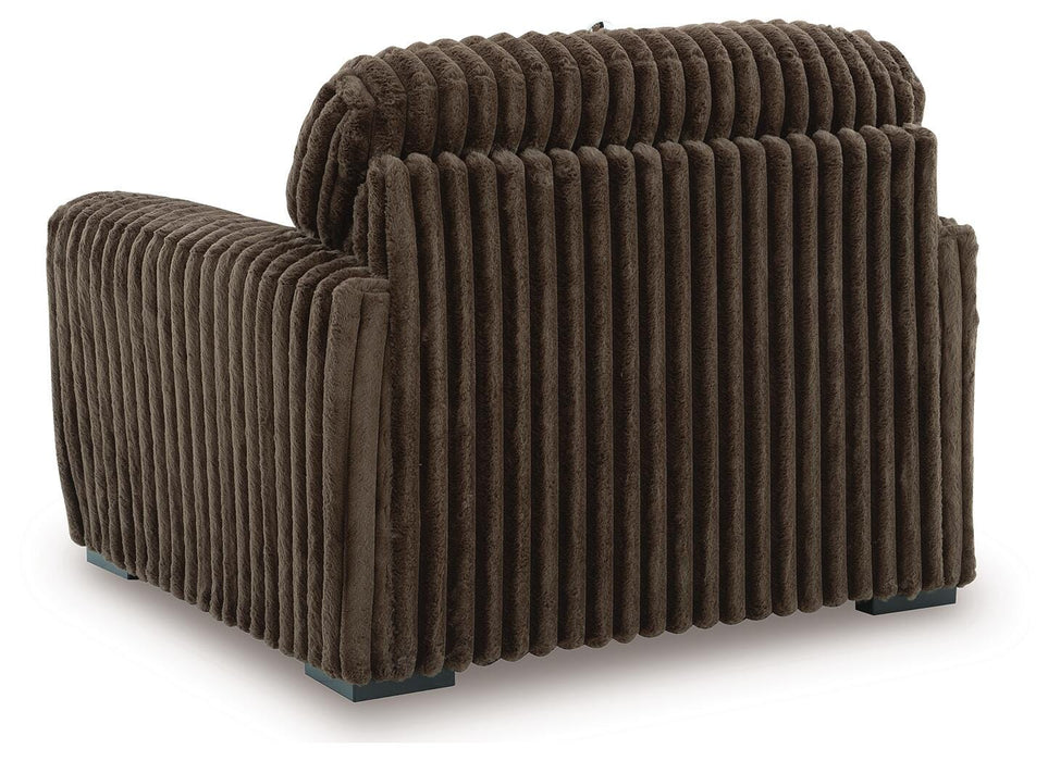 Midnight-Madness Oversized Chair - MI Hometown Furnishings (MI)*