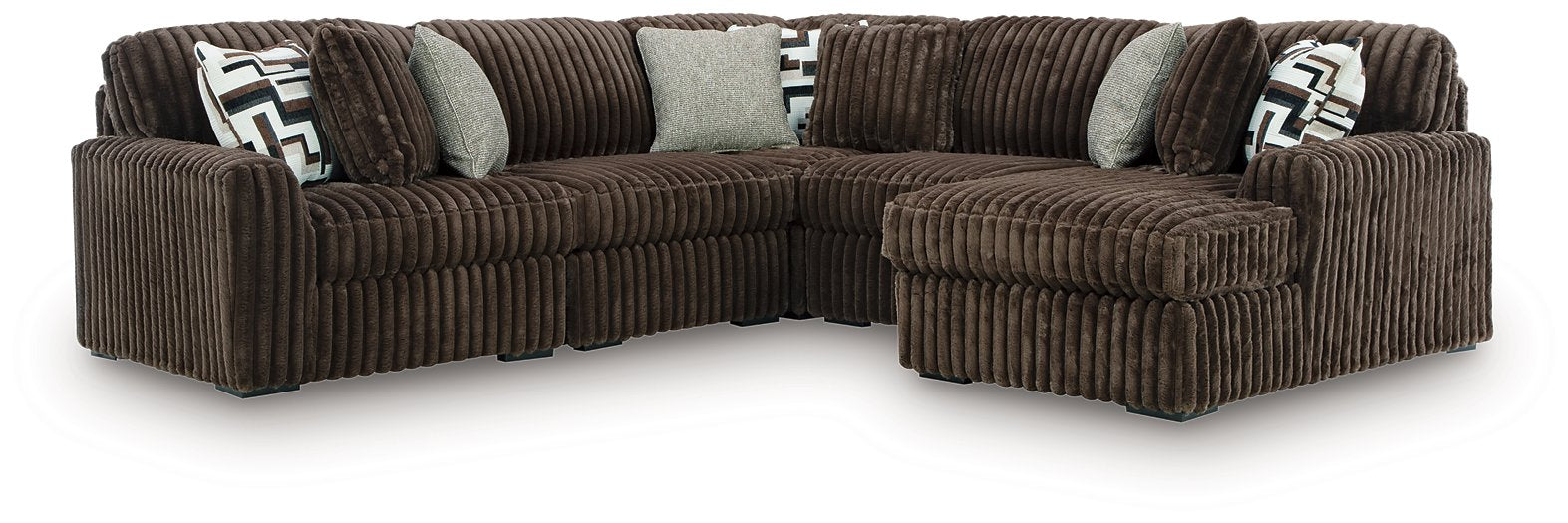 Midnight-Madness Sectional with Chaise - MI Hometown Furnishings (MI)*