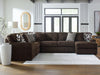 Midnight-Madness Sectional with Chaise - MI Hometown Furnishings (MI)*
