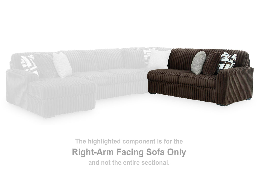 Midnight-Madness Sectional with Chaise - MI Hometown Furnishings (MI)*