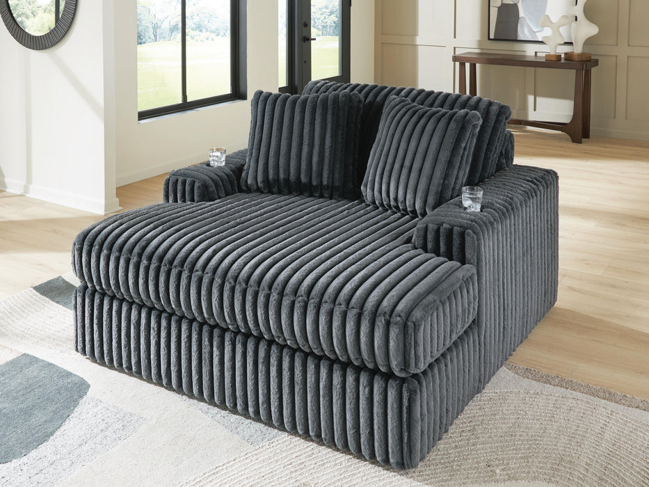 Midnight-Madness Oversized Chaise - MI Hometown Furnishings (MI)*