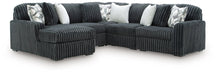 Midnight-Madness Sectional with Chaise - MI Hometown Furnishings (MI)*