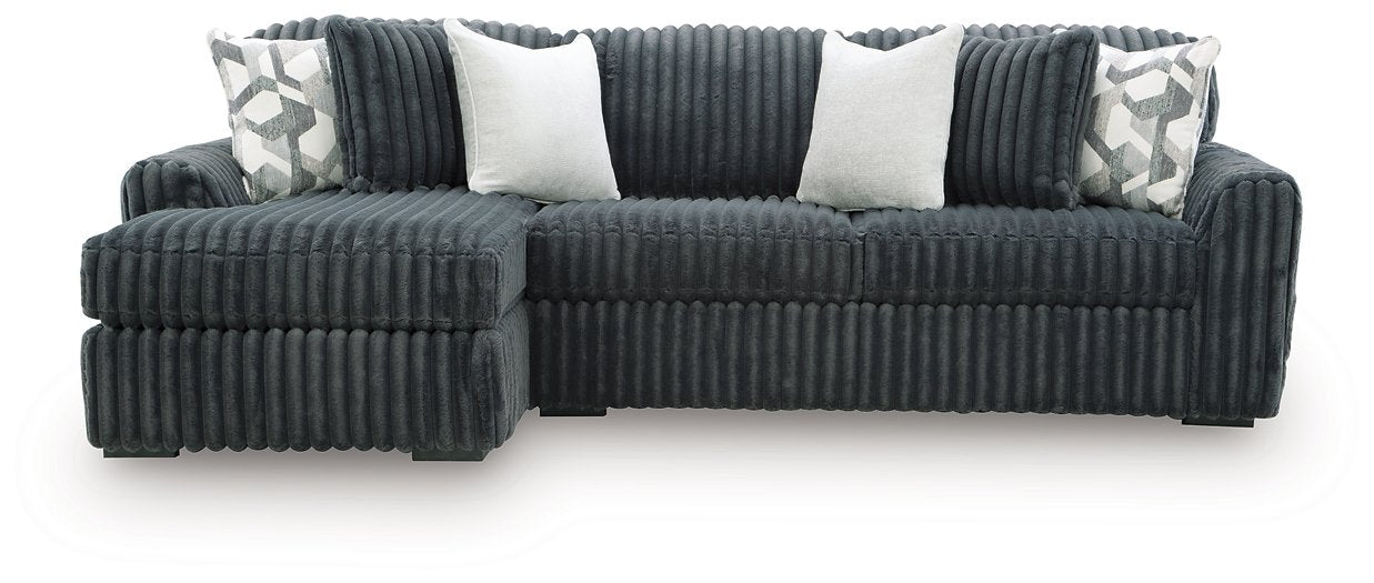 Midnight-Madness Sectional Sofa with Chaise - MI Hometown Furnishings (MI)*