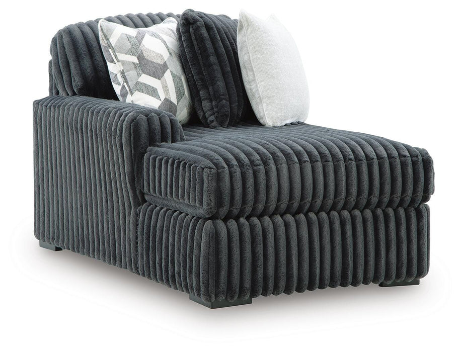 Midnight-Madness Sectional with Chaise - MI Hometown Furnishings (MI)*
