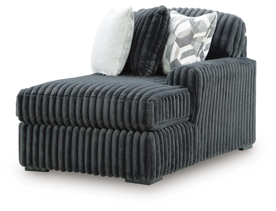 Midnight-Madness Sectional with Chaise - MI Hometown Furnishings (MI)*