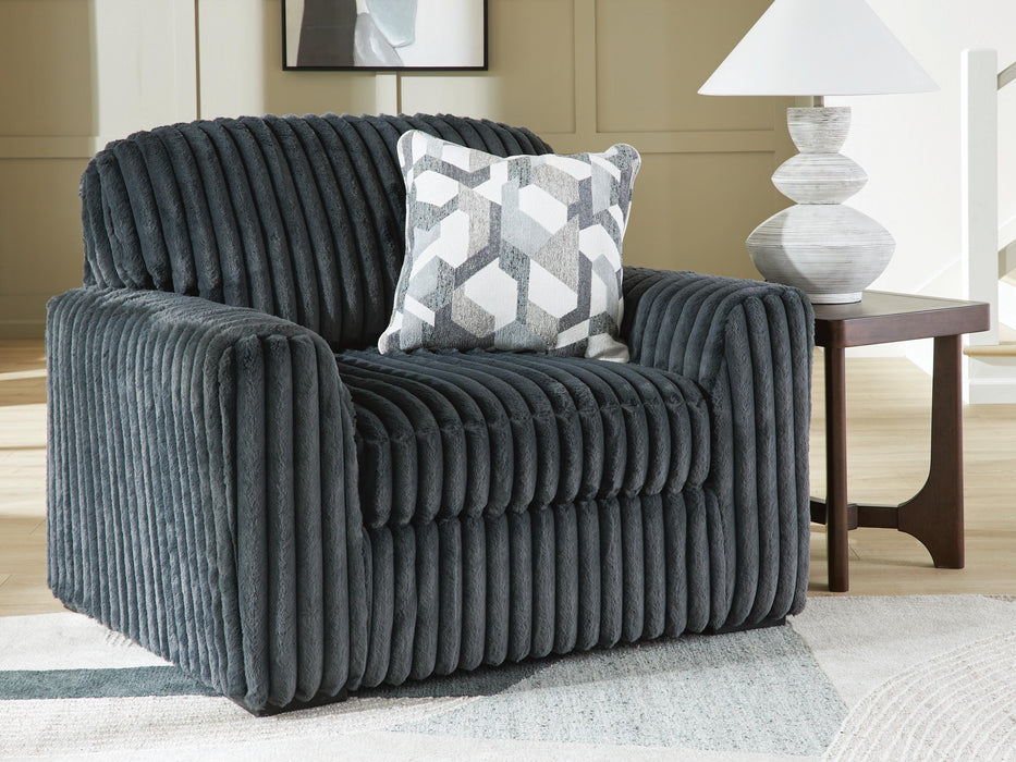 Midnight-Madness Oversized Chair - MI Hometown Furnishings (MI)*