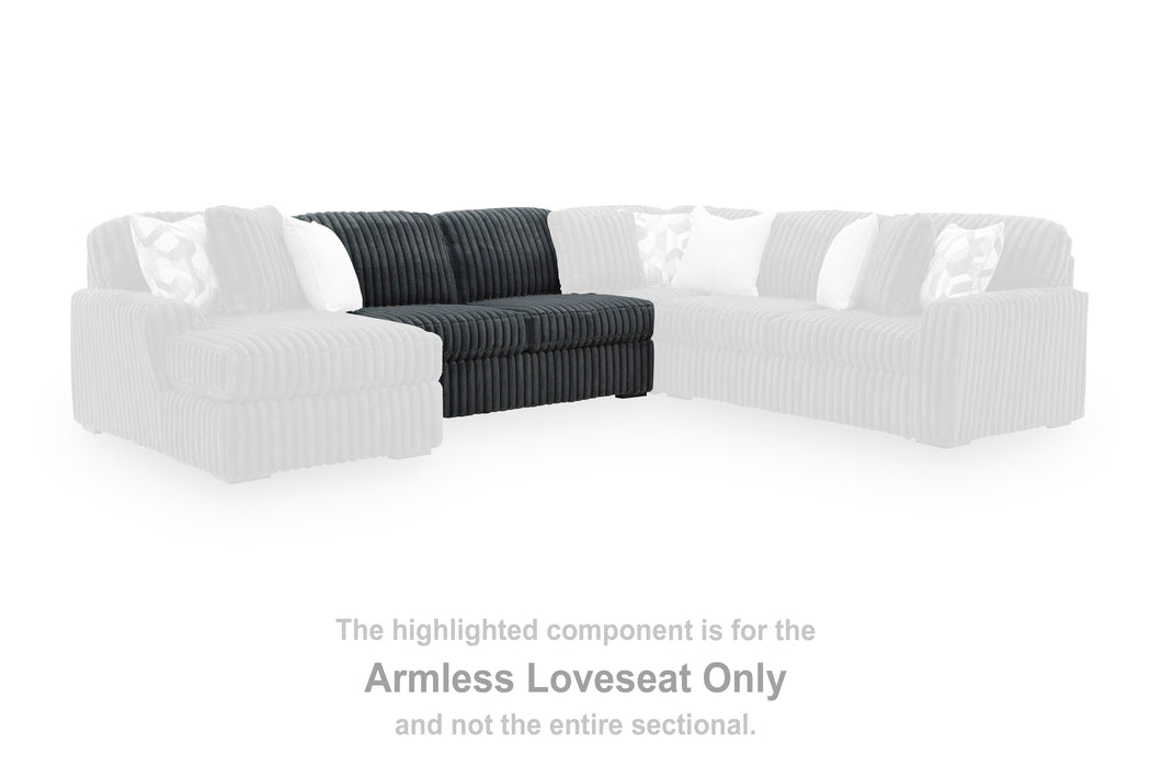 Midnight-Madness Sectional with Chaise - MI Hometown Furnishings (MI)*
