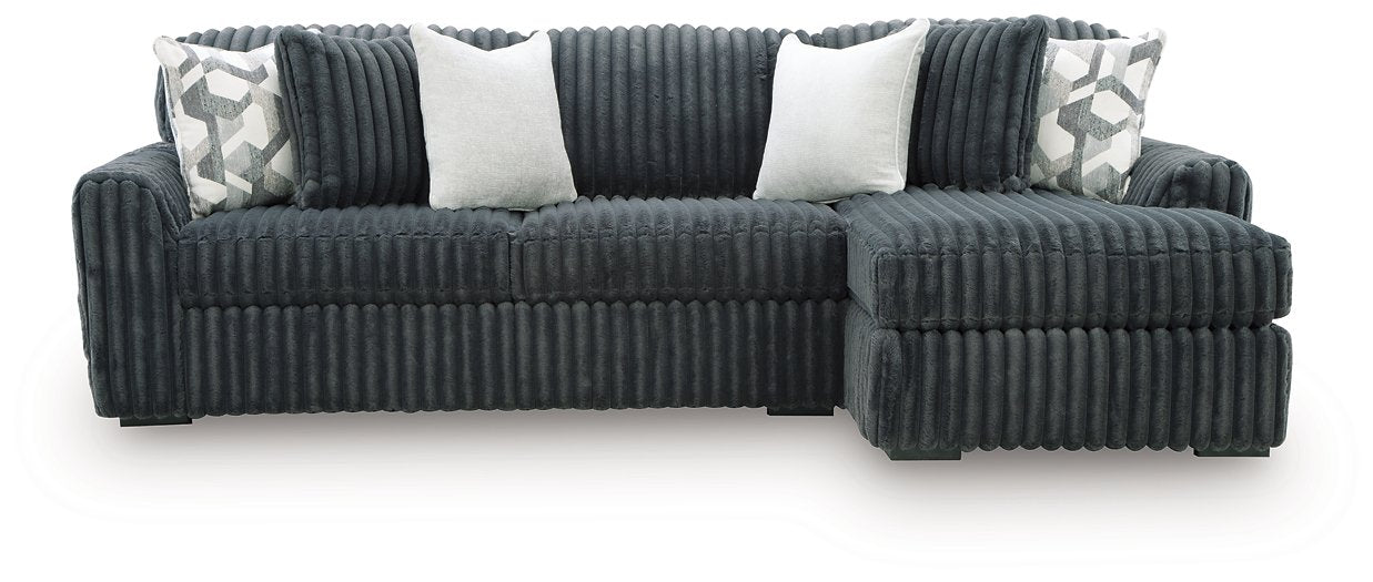 Midnight-Madness Sectional Sofa with Chaise - MI Hometown Furnishings (MI)*