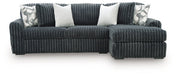Midnight-Madness Sectional Sofa with Chaise - MI Hometown Furnishings (MI)*