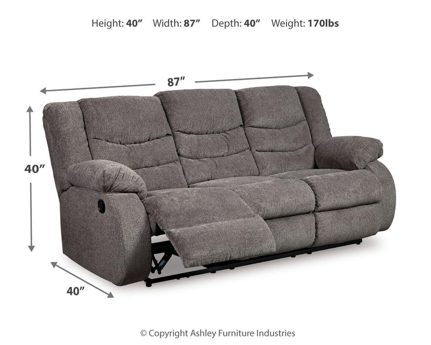 Tulen Reclining Sofa - MI Hometown Furnishings (MI)*
