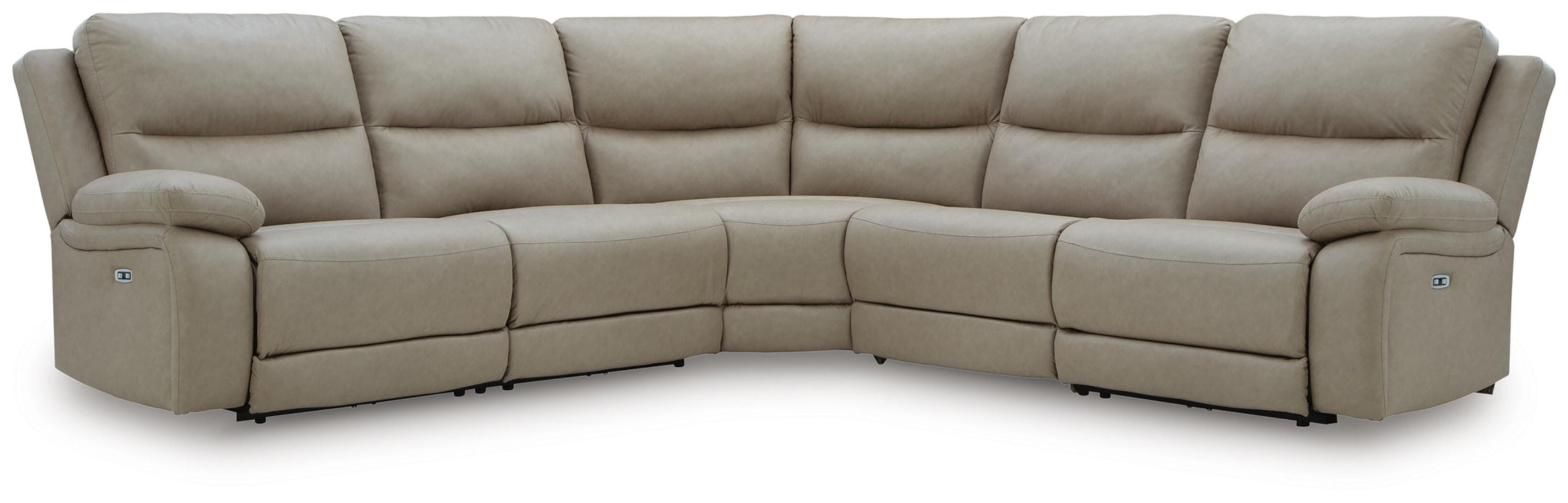 Narwhal Place Power Reclining Sectional - MI Hometown Furnishings (MI)*