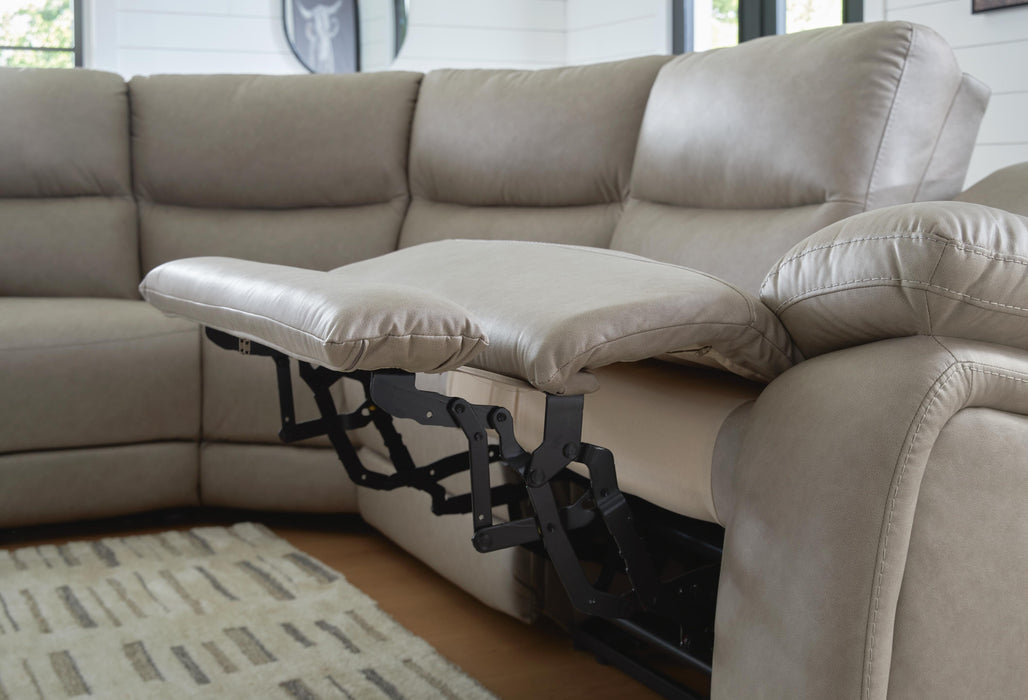 Narwhal Place Power Reclining Sectional - MI Hometown Furnishings (MI)*