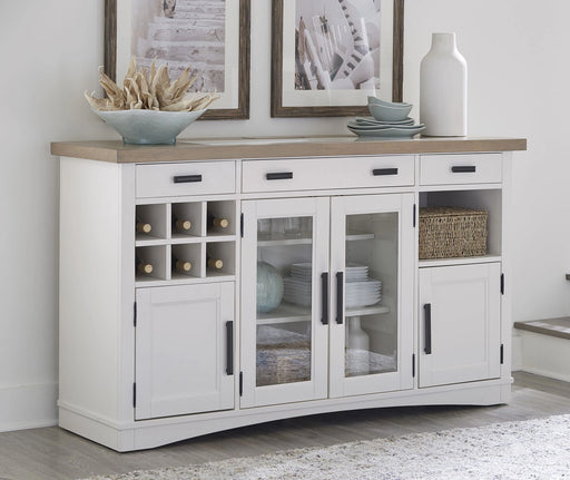Parker House Americana Modern Dining 66 Inch Buffet Server with Quartz Insert