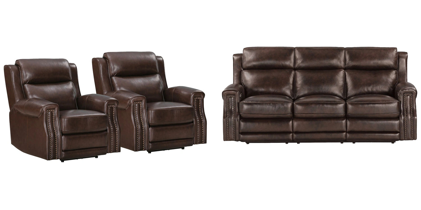 Parker Living Hensley Power Reclining Sofa and 2 Recliners