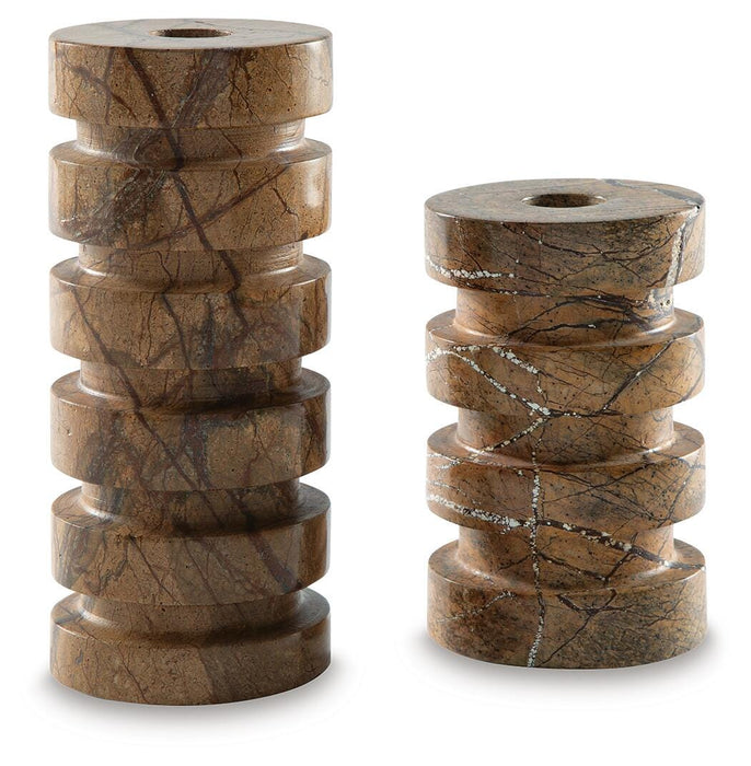 Emsleyfield Candle Holder Set (Set of 2) - MI Hometown Furnishings (MI)*