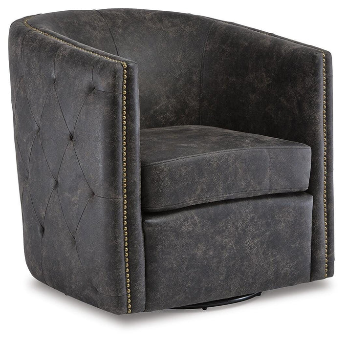 Brentlow Swivel Accent Chair - MI Hometown Furnishings (MI)*