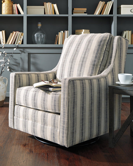Kambria Swivel Glider Accent Chair - MI Hometown Furnishings (MI)*