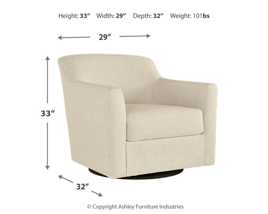 Bradney Swivel Accent Chair - MI Hometown Furnishings (MI)*