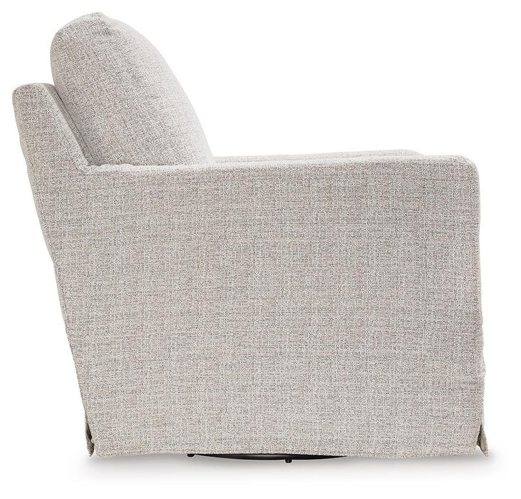 Nenana Next-Gen Nuvella Swivel Glider Accent Chair - MI Hometown Furnishings (MI)*