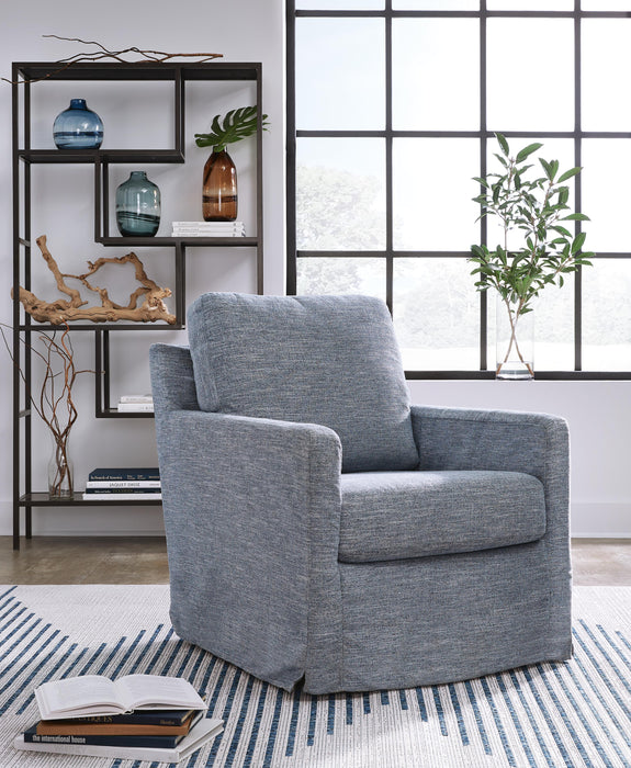 Nenana Next-Gen Nuvella Swivel Glider Accent Chair - MI Hometown Furnishings (MI)*