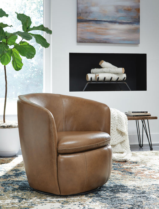 Kierreys Swivel Accent Chair - MI Hometown Furnishings (MI)*