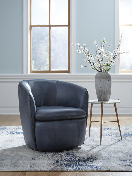 Kierreys Swivel Accent Chair - MI Hometown Furnishings (MI)*