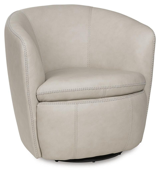 Kierreys Swivel Accent Chair - MI Hometown Furnishings (MI)*