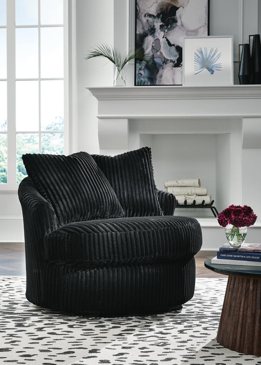 Gramwell Swivel Accent Chair - MI Hometown Furnishings (MI)*