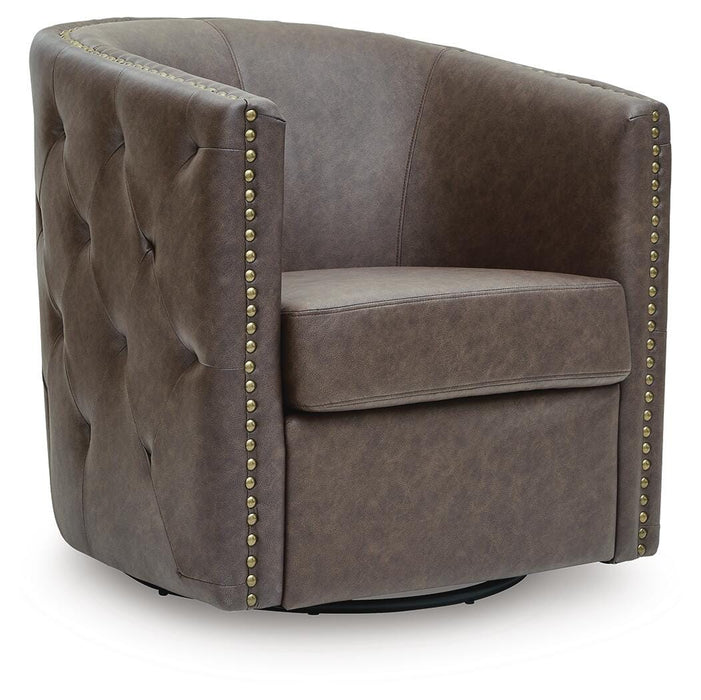 Brentlow Swivel Accent Chair - MI Hometown Furnishings (MI)*