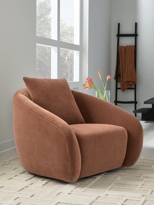 Yahya Swivel Accent Chair - MI Hometown Furnishings (MI)*